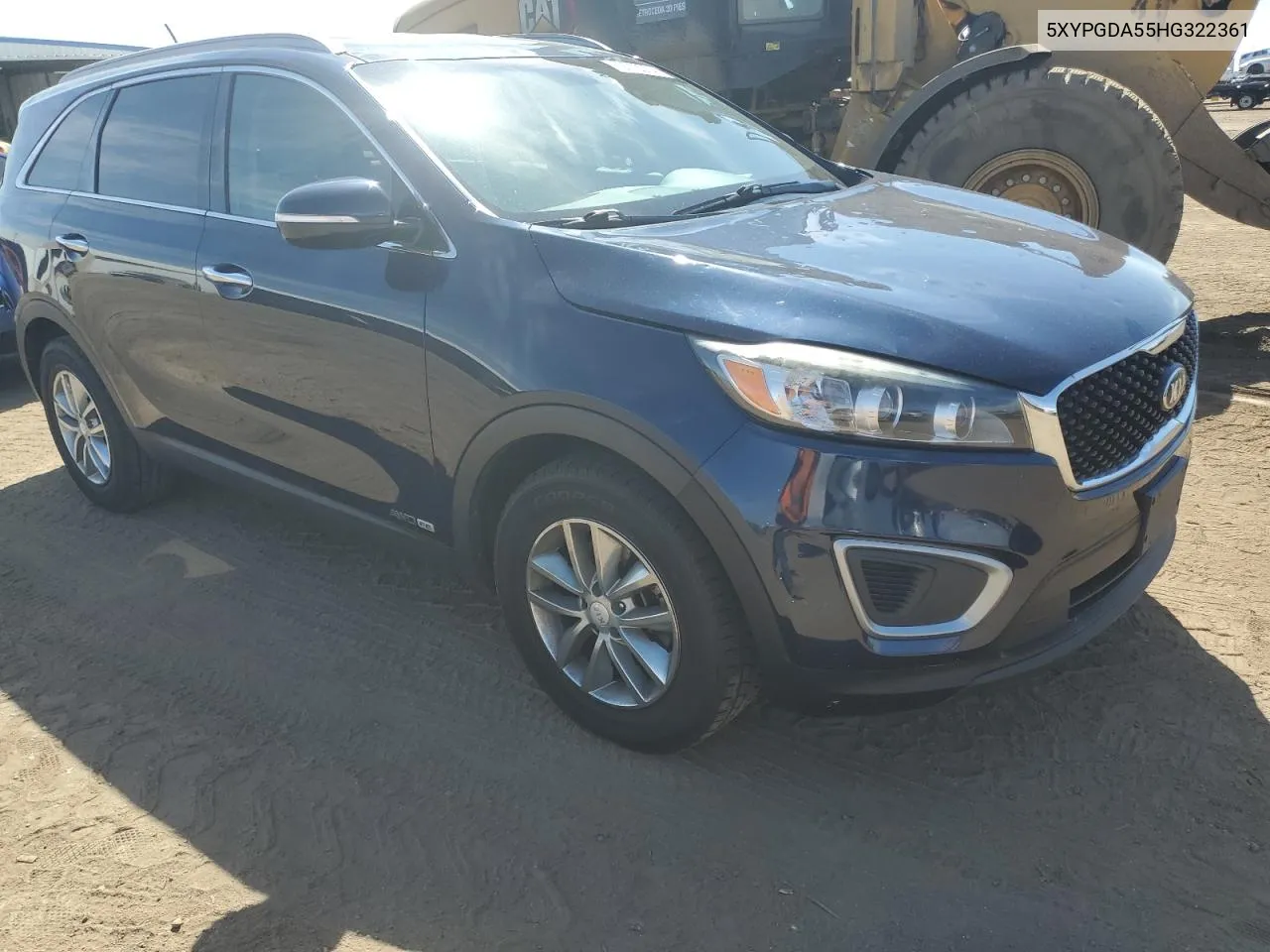 5XYPGDA55HG322361 2017 Kia Sorento Lx