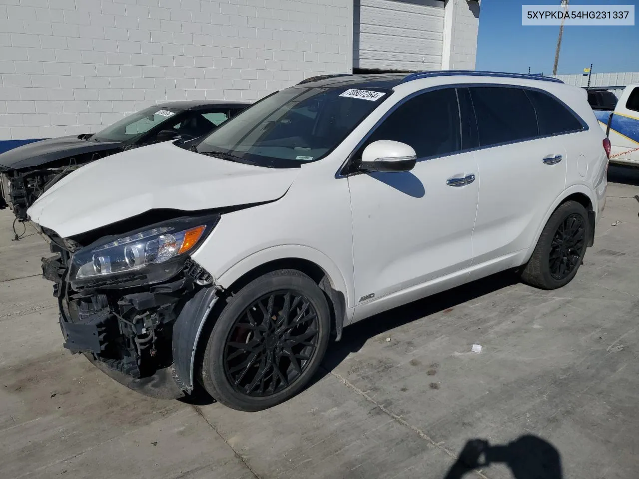 2017 Kia Sorento Sx VIN: 5XYPKDA54HG231337 Lot: 70807264