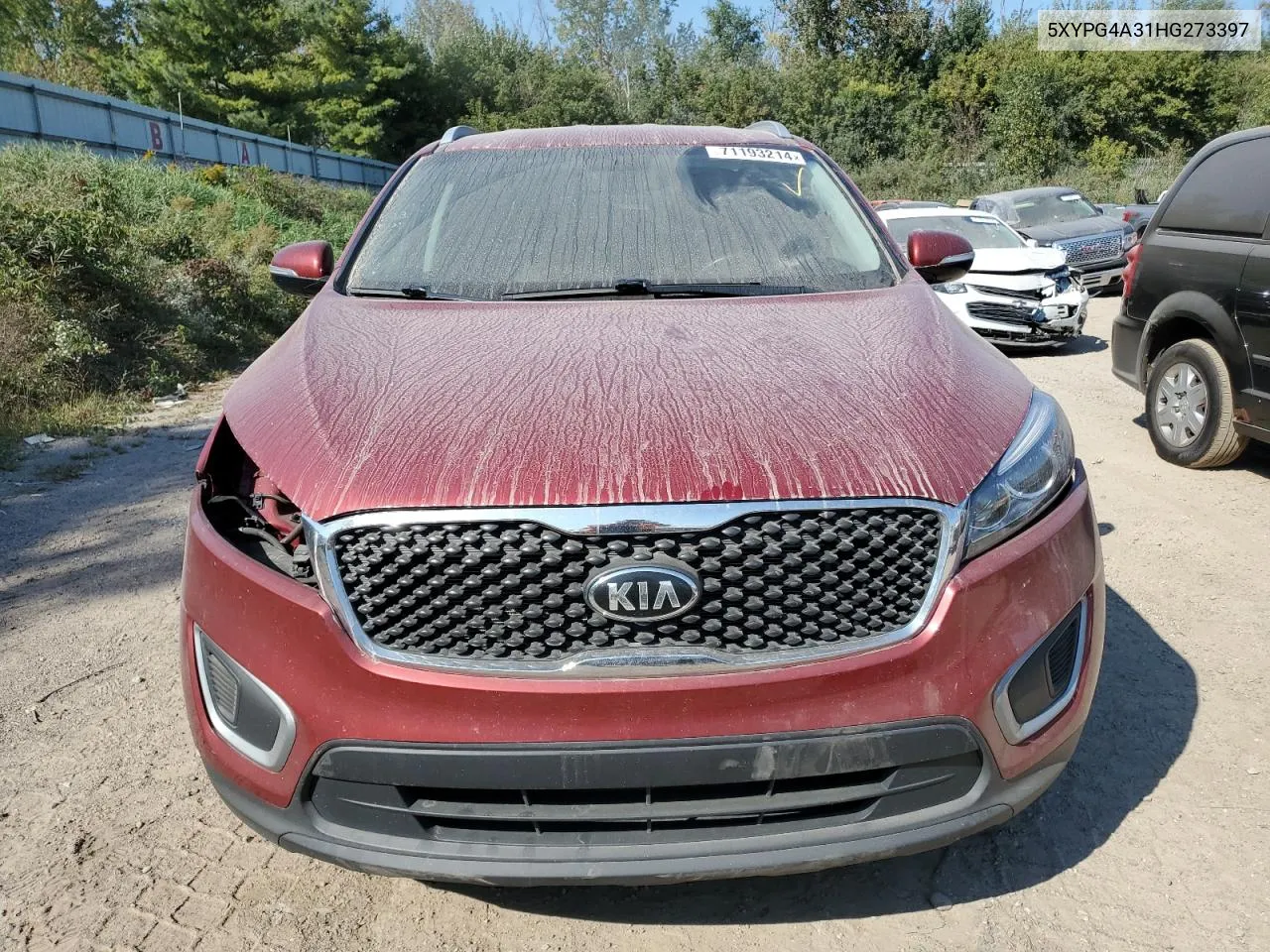 5XYPG4A31HG273397 2017 Kia Sorento Lx