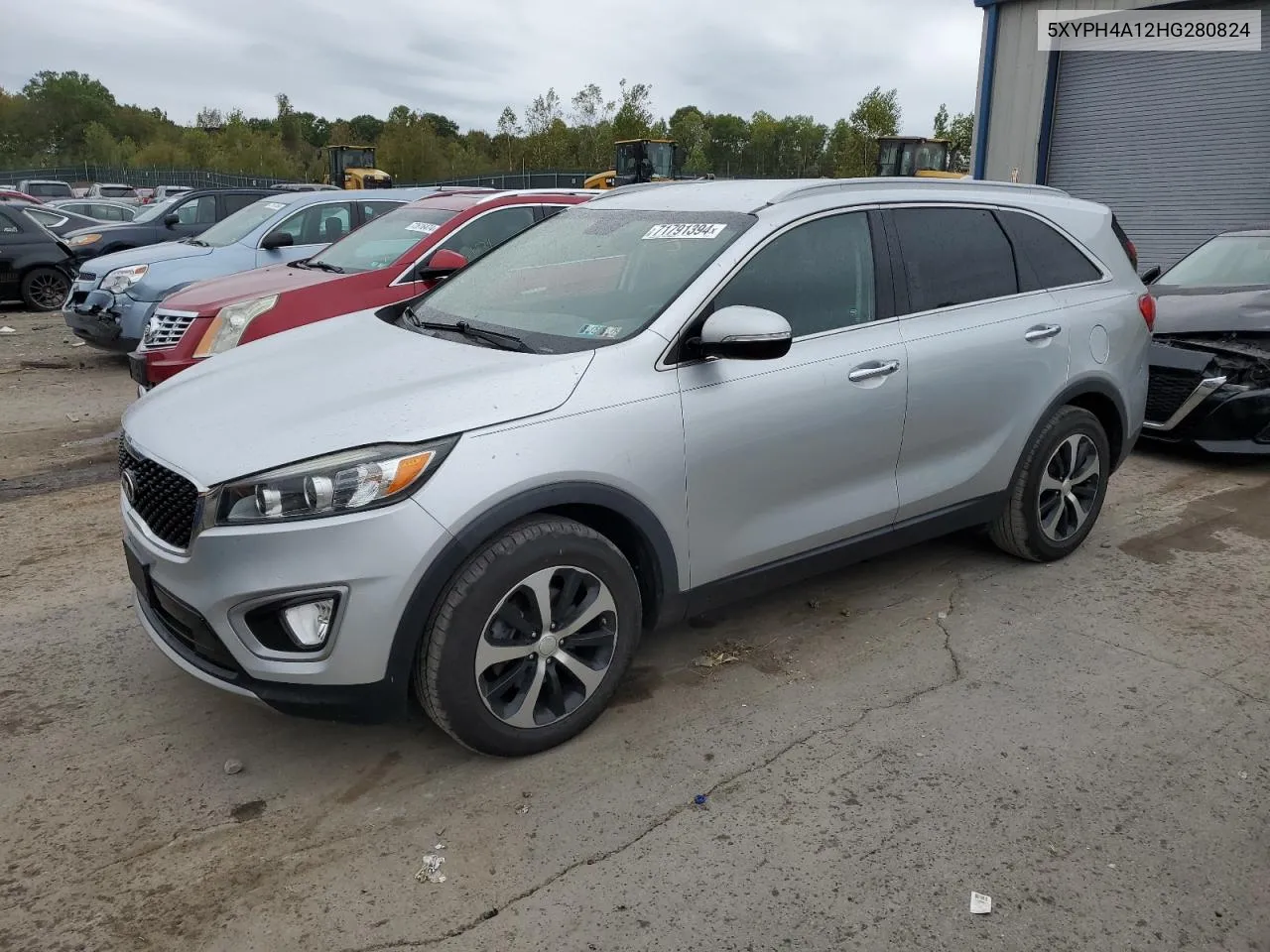 2017 Kia Sorento Ex VIN: 5XYPH4A12HG280824 Lot: 71791394