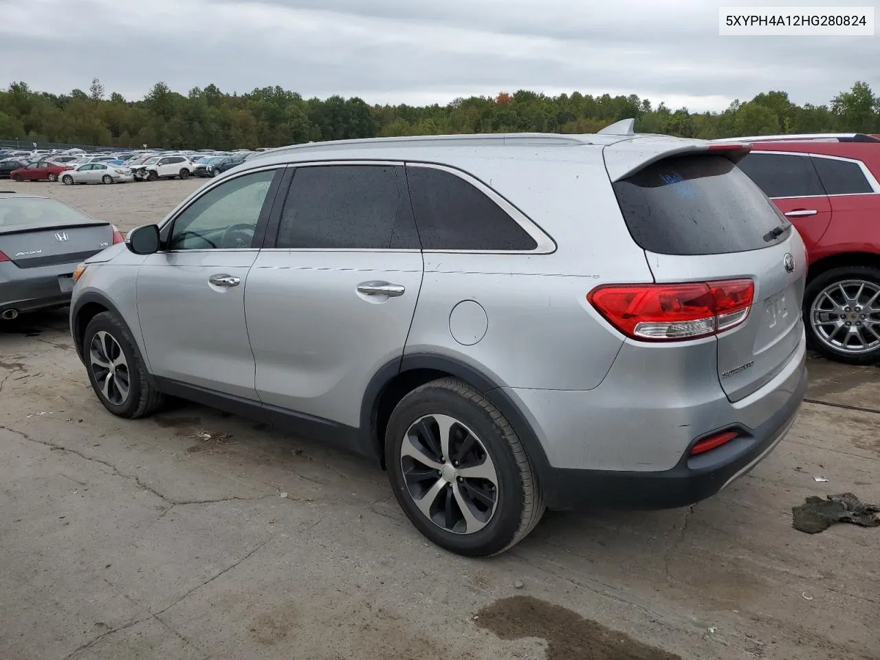 2017 Kia Sorento Ex VIN: 5XYPH4A12HG280824 Lot: 71791394