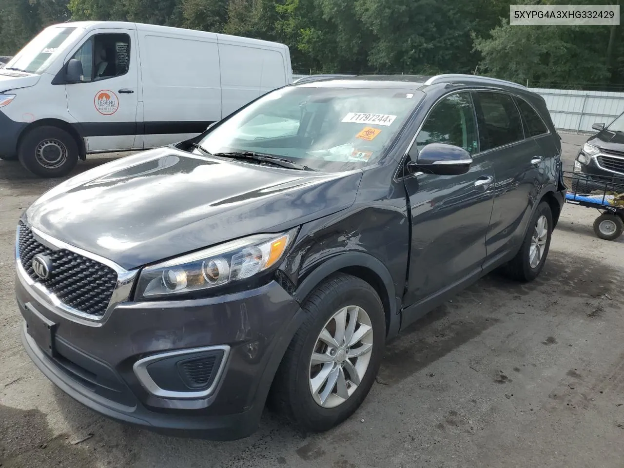 5XYPG4A3XHG332429 2017 Kia Sorento Lx