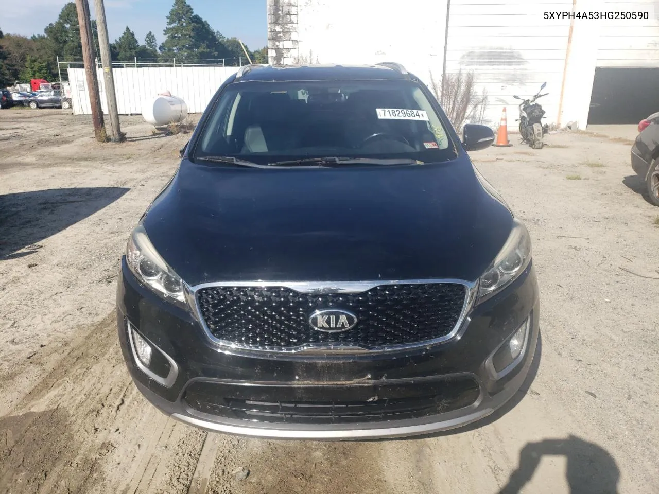 2017 Kia Sorento Ex VIN: 5XYPH4A53HG250590 Lot: 71829684