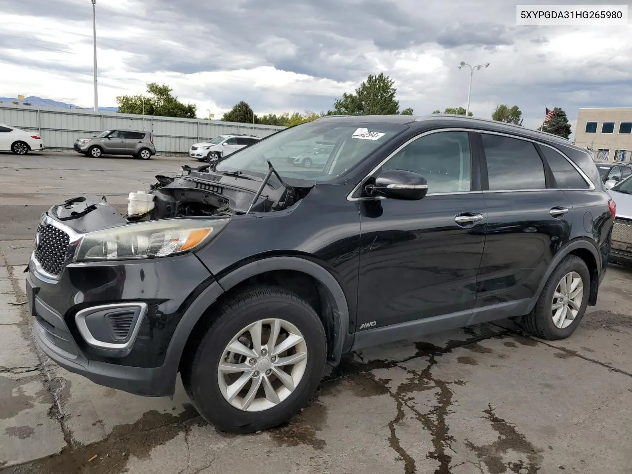 2017 Kia Sorento Lx VIN: 5XYPGDA31HG265980 Lot: 71991294