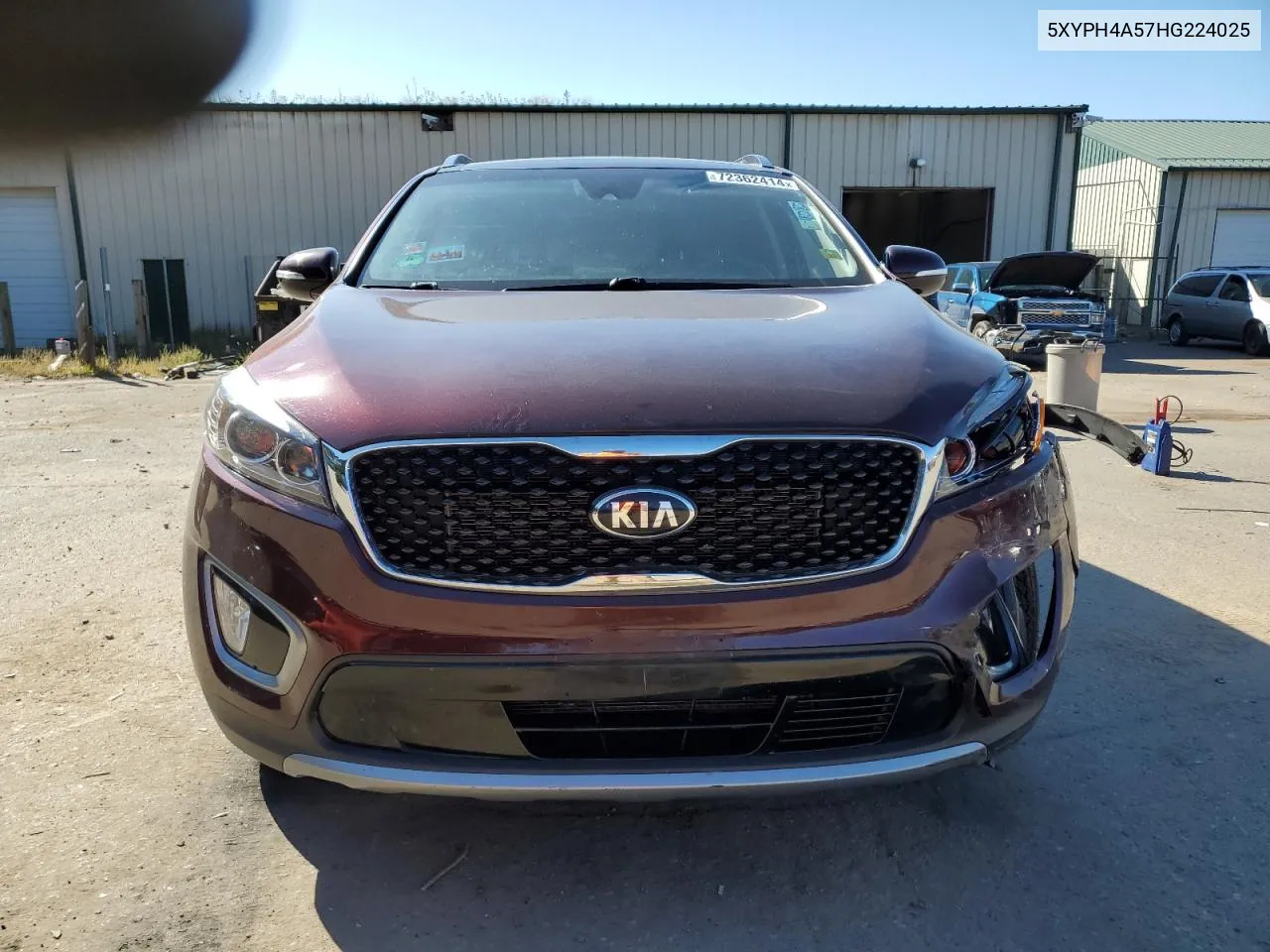 2017 Kia Sorento Ex VIN: 5XYPH4A57HG224025 Lot: 72362414