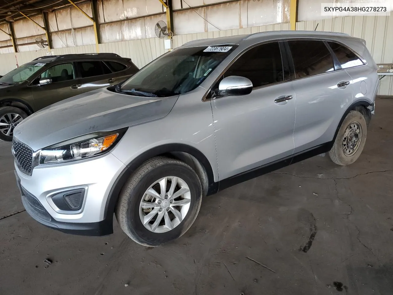 2017 Kia Sorento Lx VIN: 5XYPG4A38HG278273 Lot: 72367904