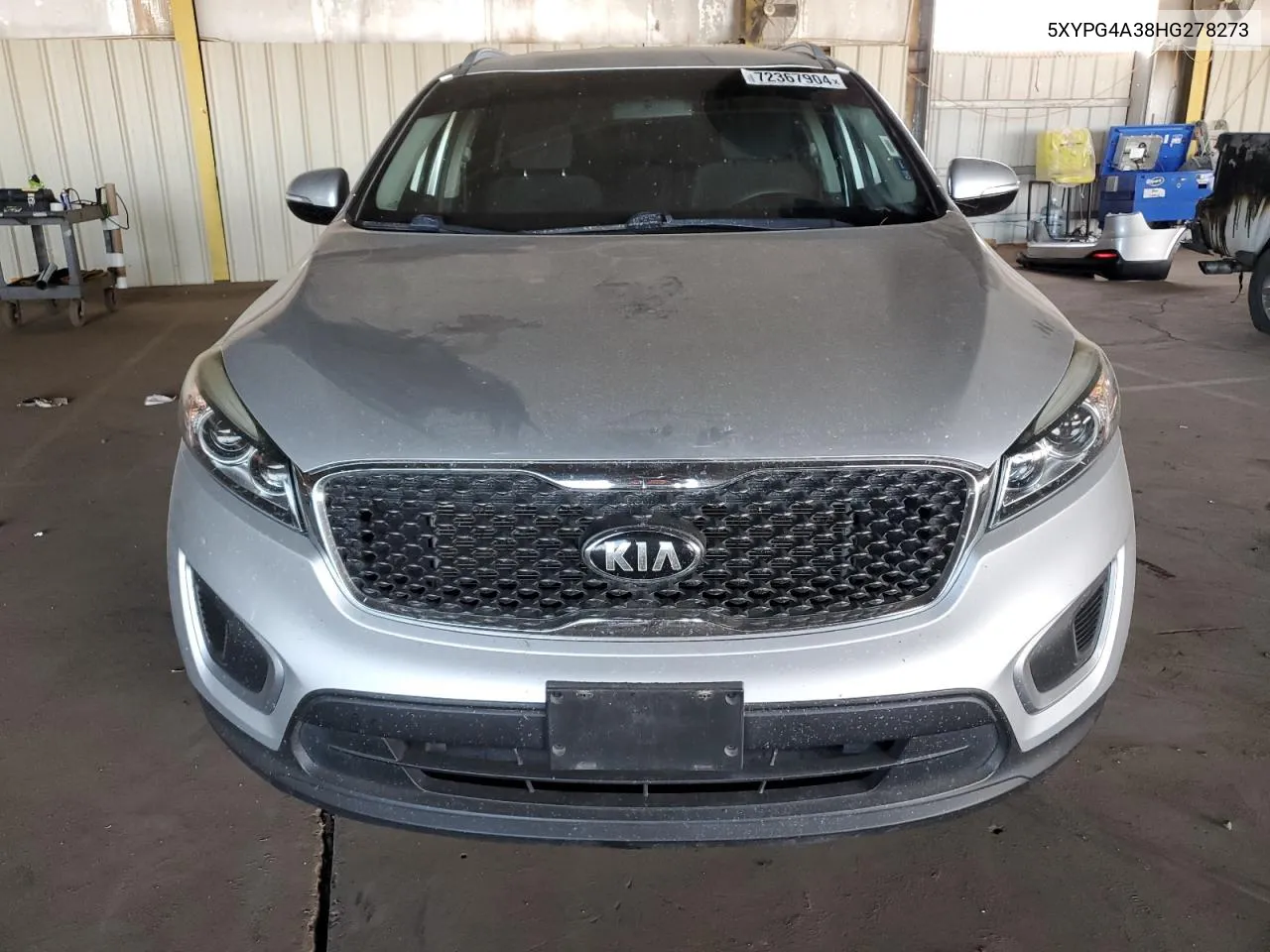 2017 Kia Sorento Lx VIN: 5XYPG4A38HG278273 Lot: 72367904