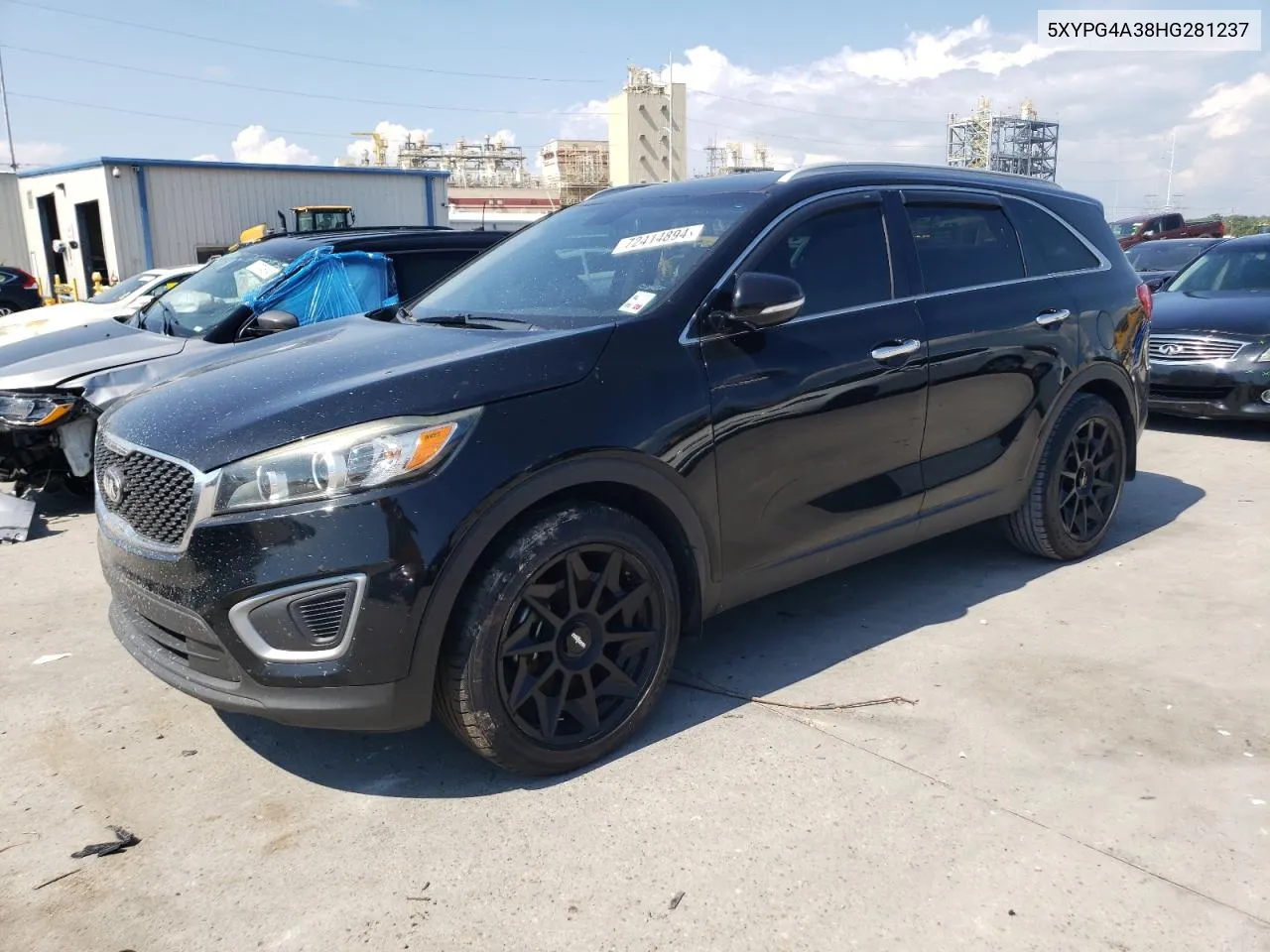 2017 Kia Sorento Lx VIN: 5XYPG4A38HG281237 Lot: 72414894