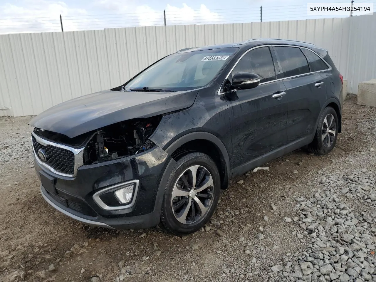 2017 Kia Sorento Ex VIN: 5XYPH4A54HG254194 Lot: 72459764