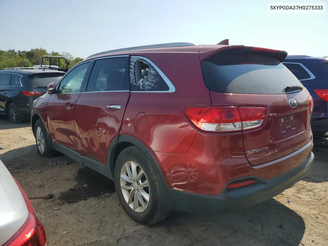 5XYPGDA37HG275333 2017 Kia Sorento Lx