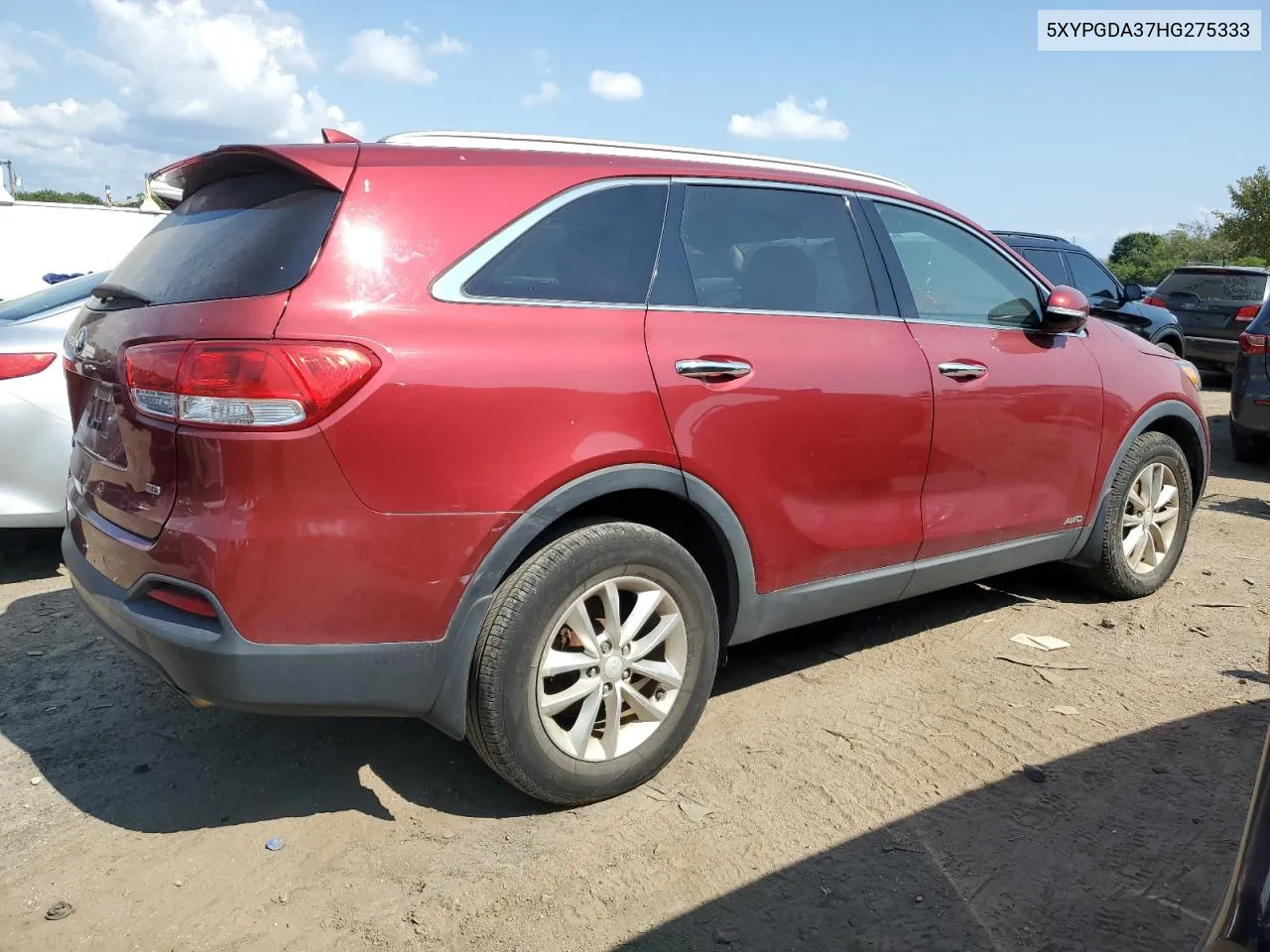 5XYPGDA37HG275333 2017 Kia Sorento Lx