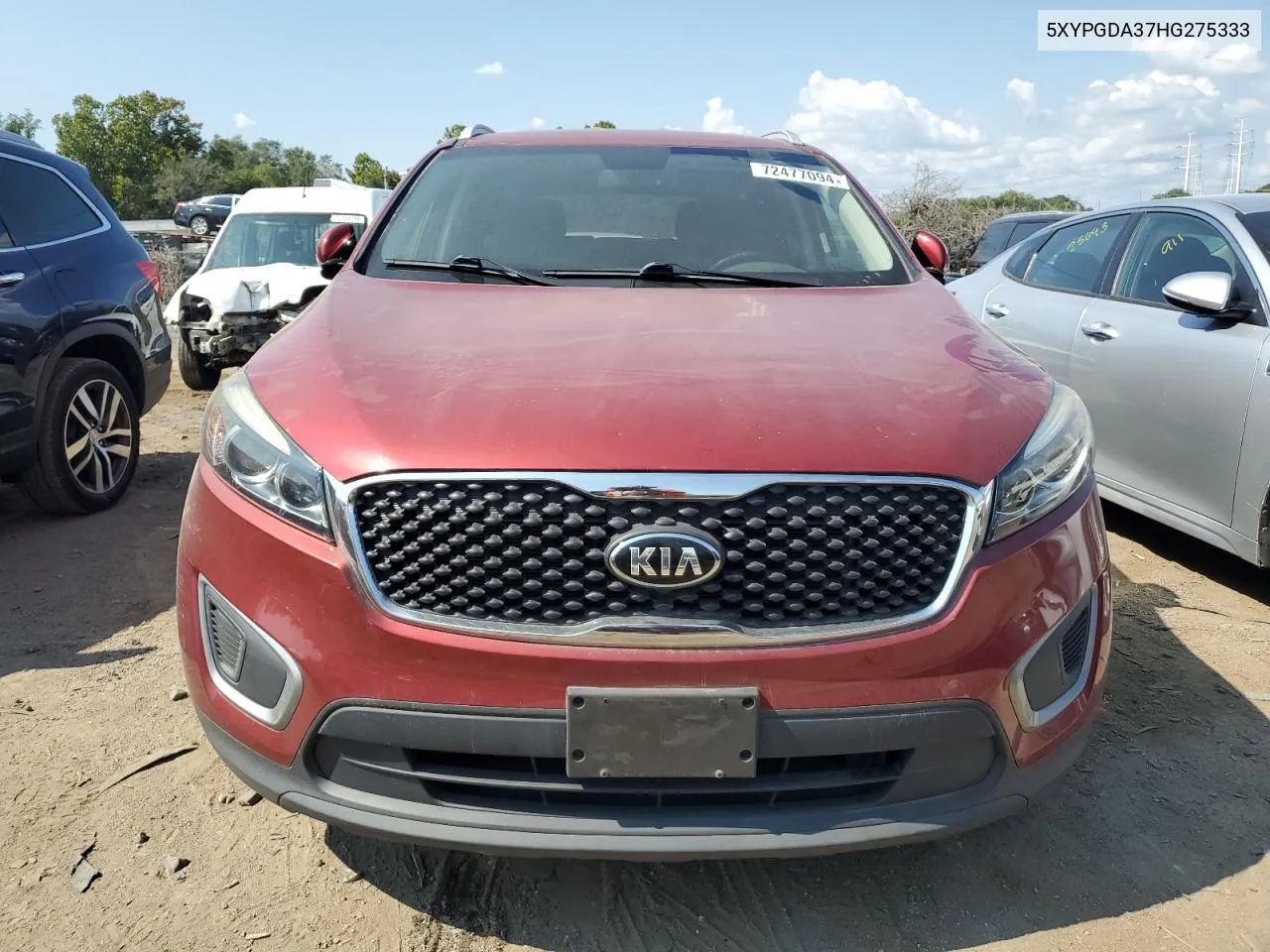 5XYPGDA37HG275333 2017 Kia Sorento Lx