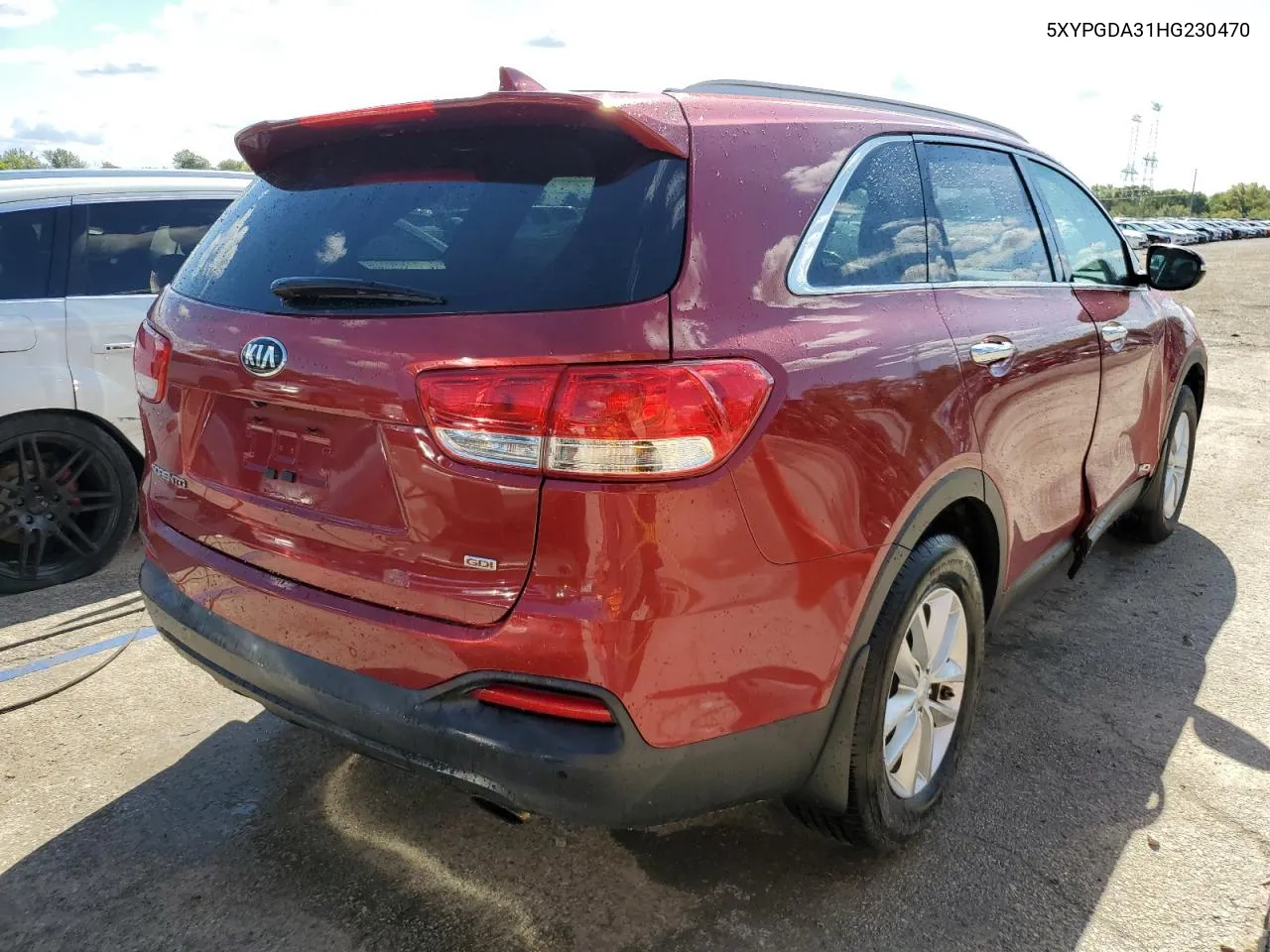 2017 Kia Sorento Lx VIN: 5XYPGDA31HG230470 Lot: 72549764