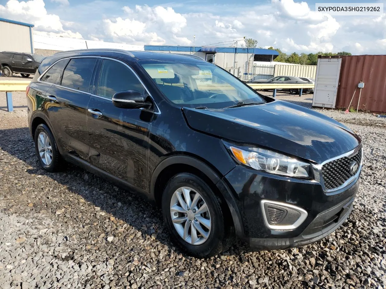 2017 Kia Sorento Lx VIN: 5XYPGDA35HG219262 Lot: 72641554