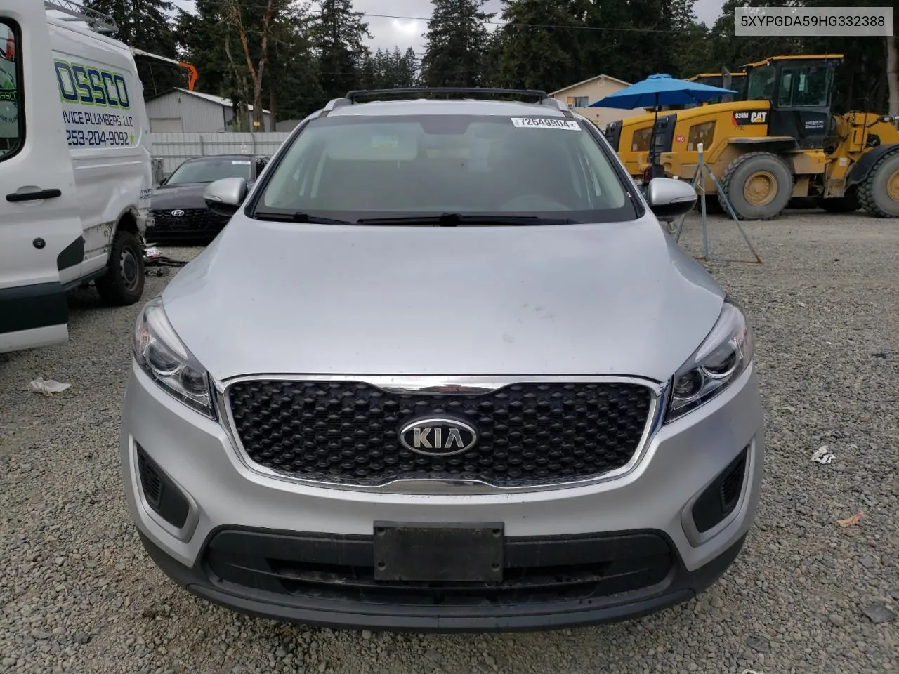 5XYPGDA59HG332388 2017 Kia Sorento Lx