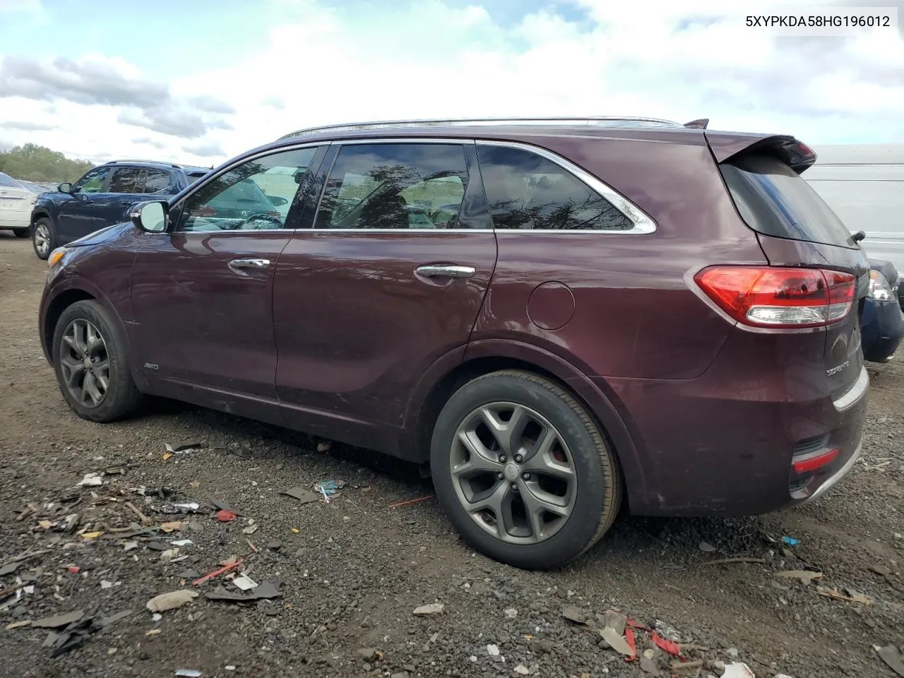 5XYPKDA58HG196012 2017 Kia Sorento Sx