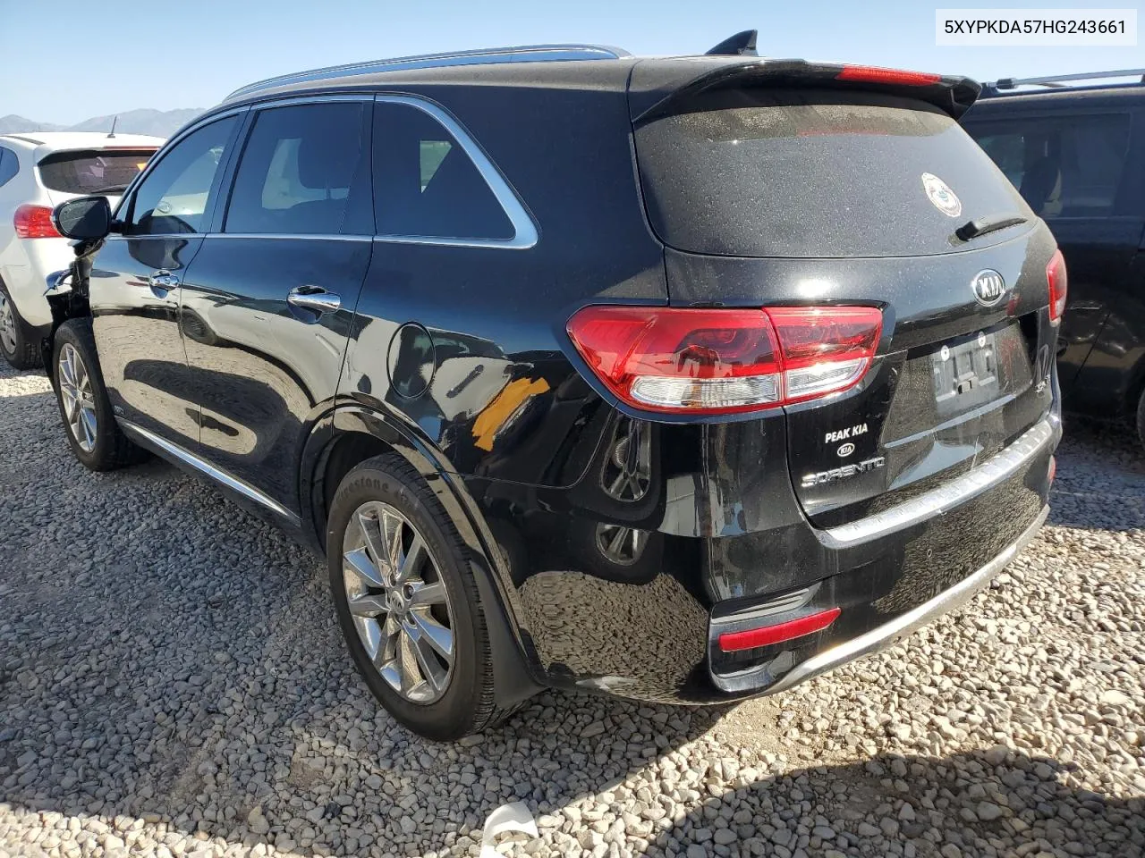 2017 Kia Sorento Sx VIN: 5XYPKDA57HG243661 Lot: 72847184