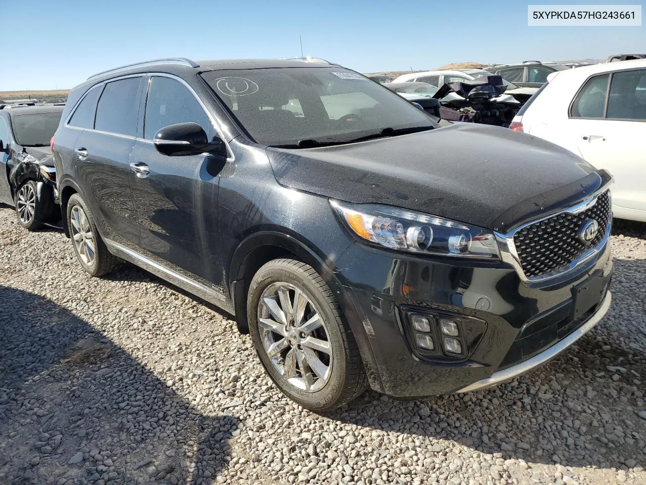 2017 Kia Sorento Sx VIN: 5XYPKDA57HG243661 Lot: 72847184