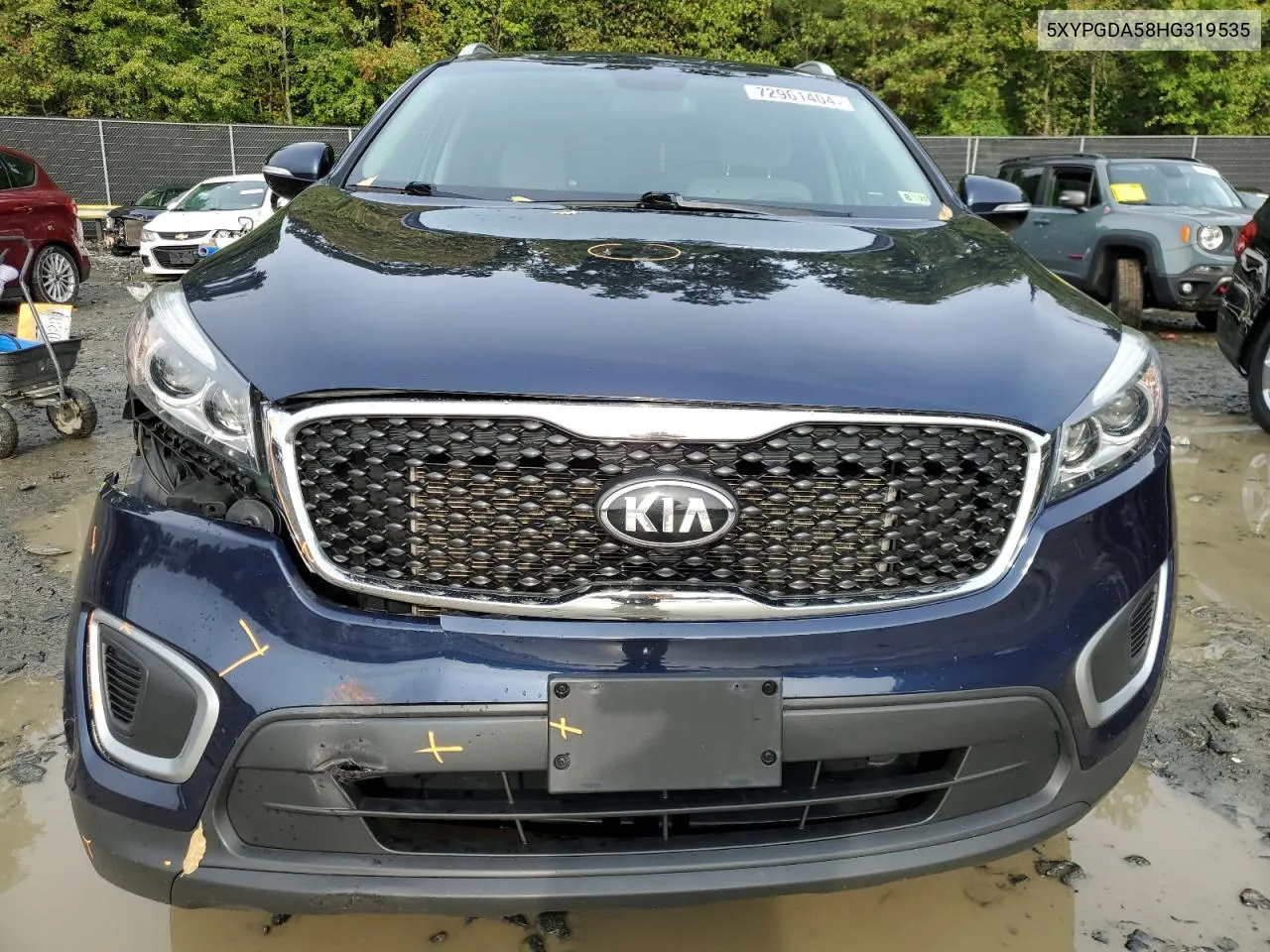 2017 Kia Sorento Lx VIN: 5XYPGDA58HG319535 Lot: 72961404