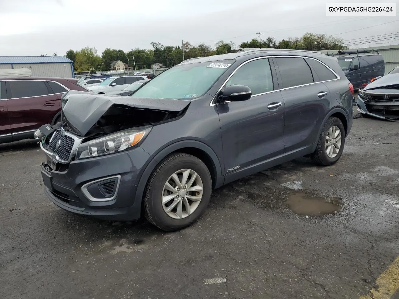 2017 Kia Sorento Lx VIN: 5XYPGDA55HG226424 Lot: 72974774