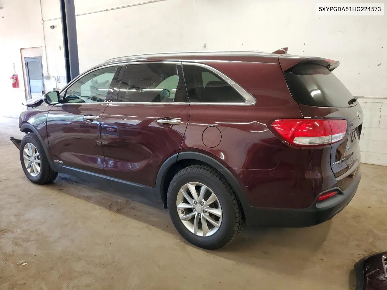 2017 Kia Sorento Lx VIN: 5XYPGDA51HG224573 Lot: 72988224