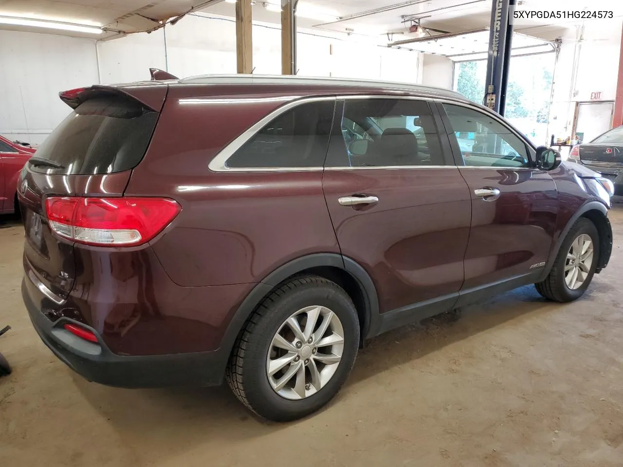 2017 Kia Sorento Lx VIN: 5XYPGDA51HG224573 Lot: 72988224