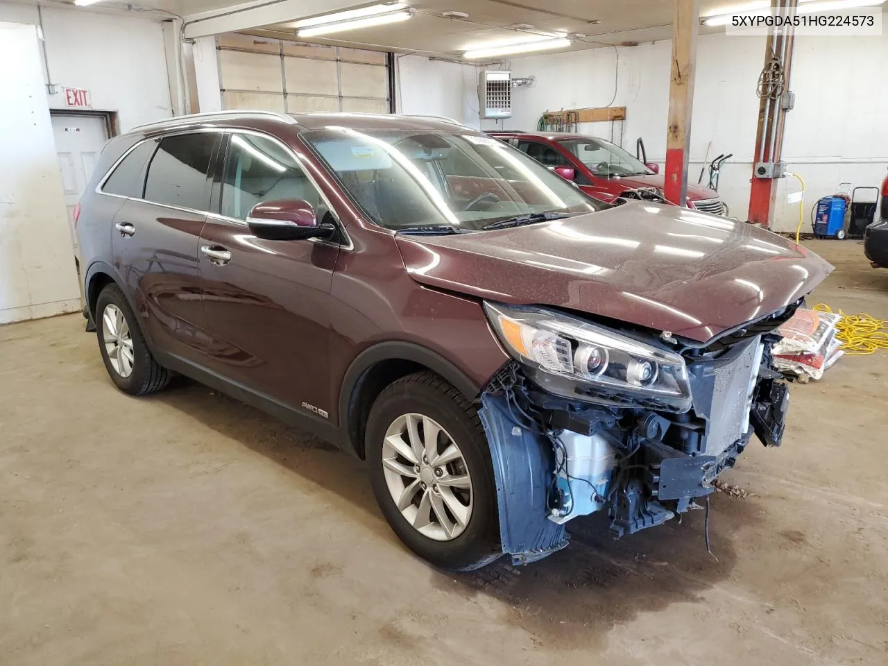 2017 Kia Sorento Lx VIN: 5XYPGDA51HG224573 Lot: 72988224