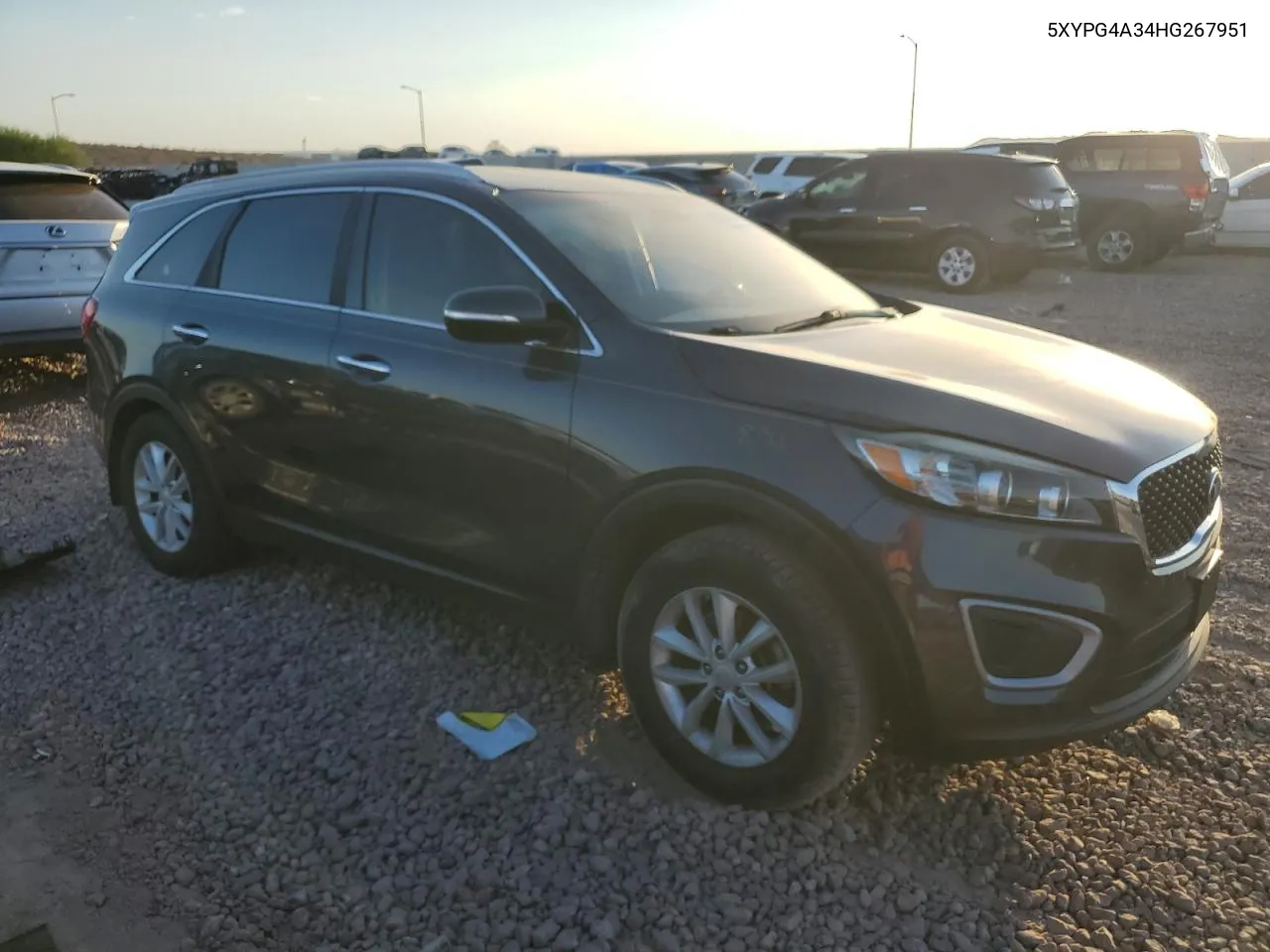 2017 Kia Sorento Lx VIN: 5XYPG4A34HG267951 Lot: 72998934