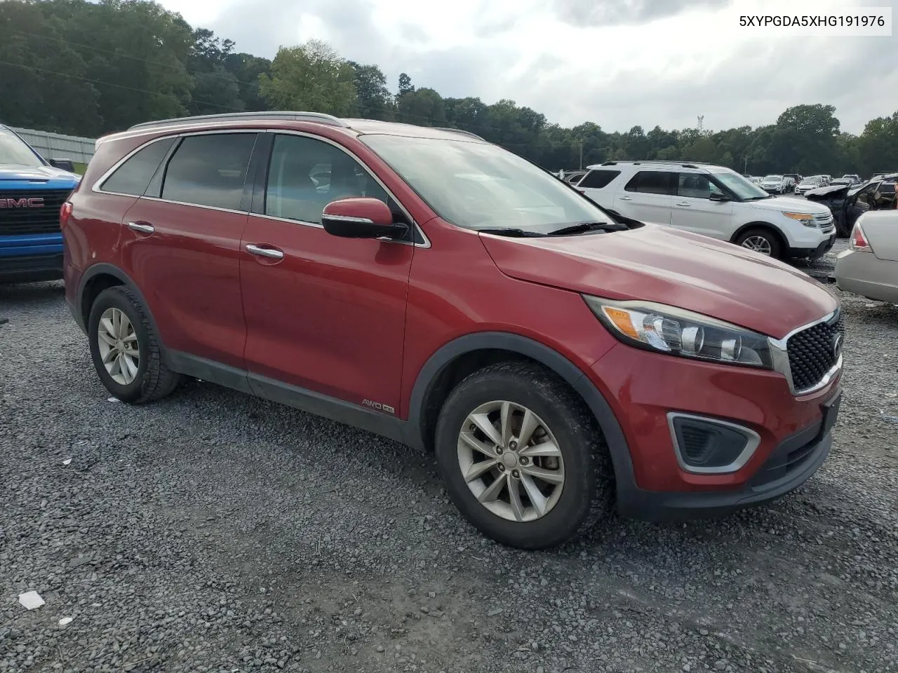 5XYPGDA5XHG191976 2017 Kia Sorento Lx