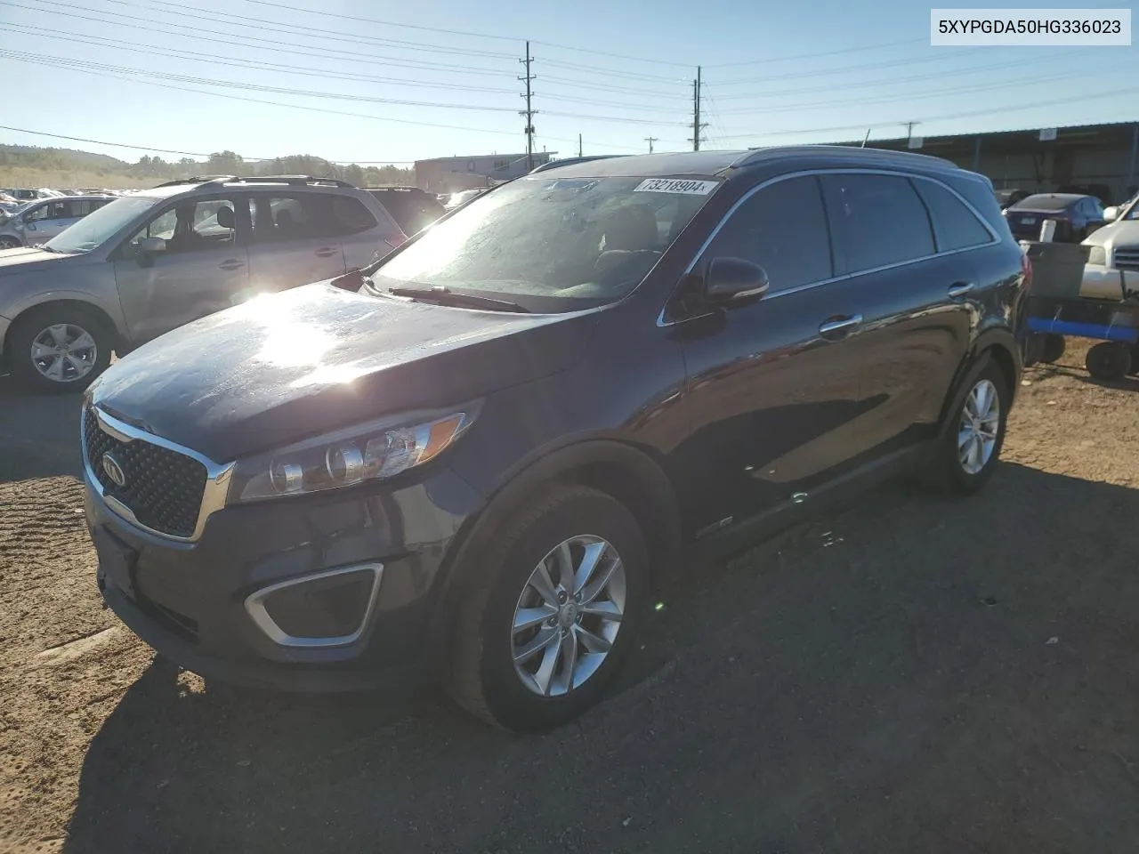 5XYPGDA50HG336023 2017 Kia Sorento Lx