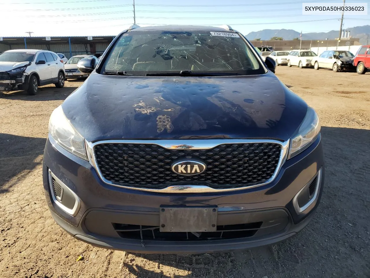 2017 Kia Sorento Lx VIN: 5XYPGDA50HG336023 Lot: 73218904