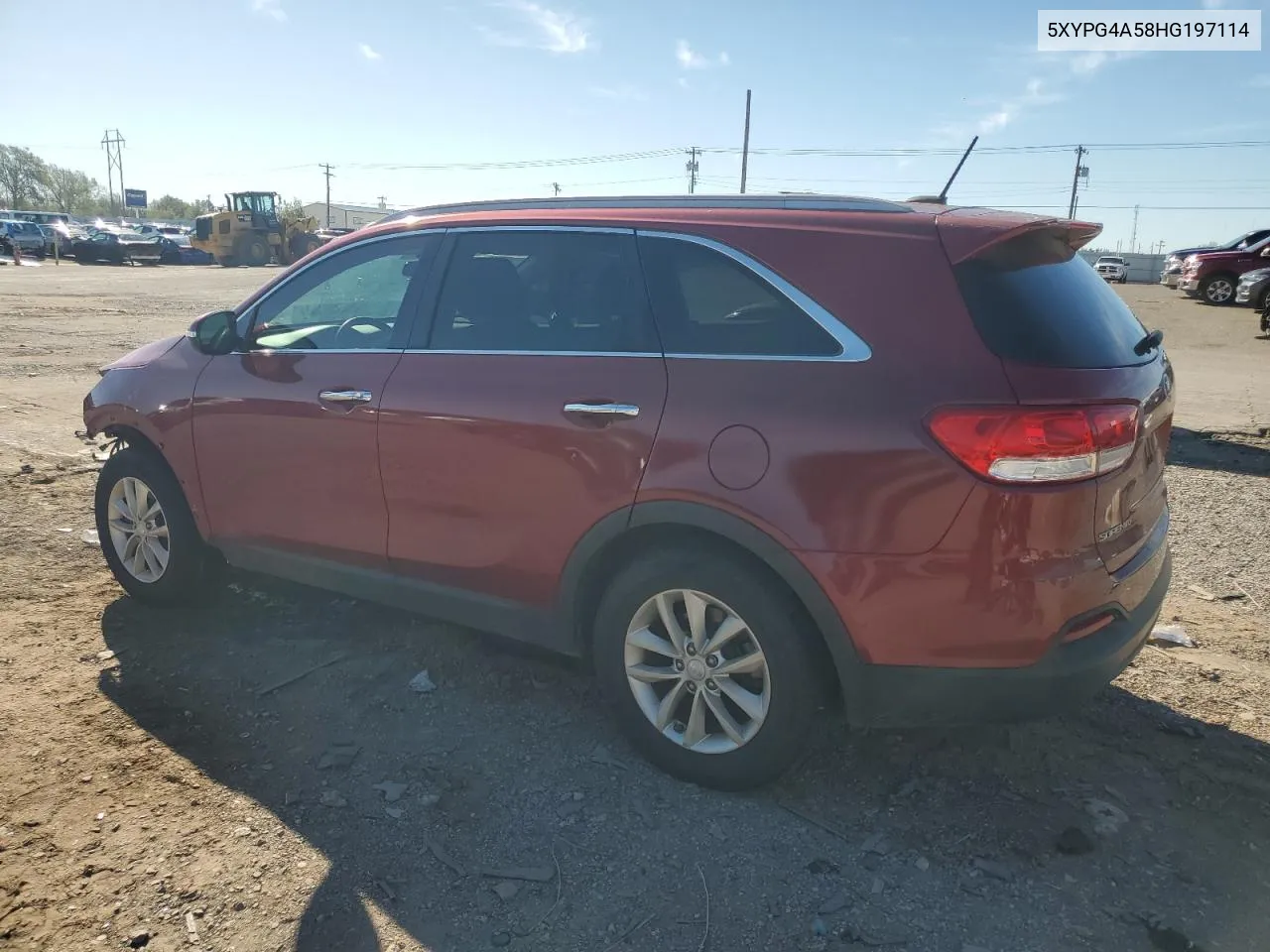 5XYPG4A58HG197114 2017 Kia Sorento Lx