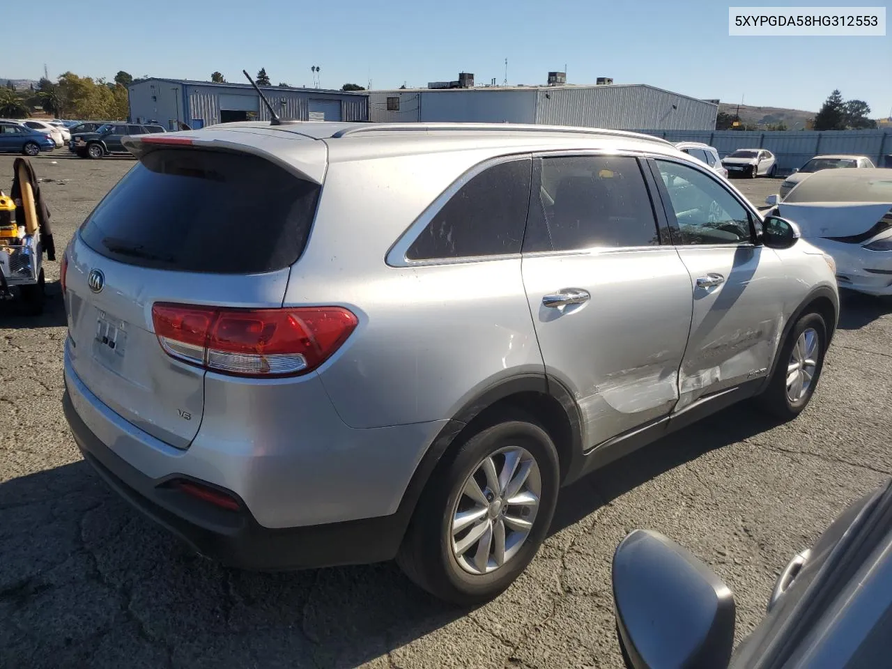 5XYPGDA58HG312553 2017 Kia Sorento Lx