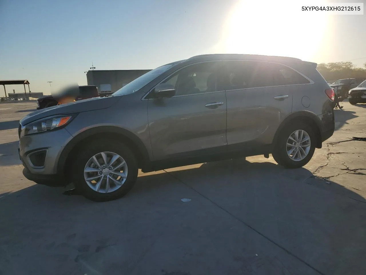 2017 Kia Sorento Lx VIN: 5XYPG4A3XHG212615 Lot: 73889904