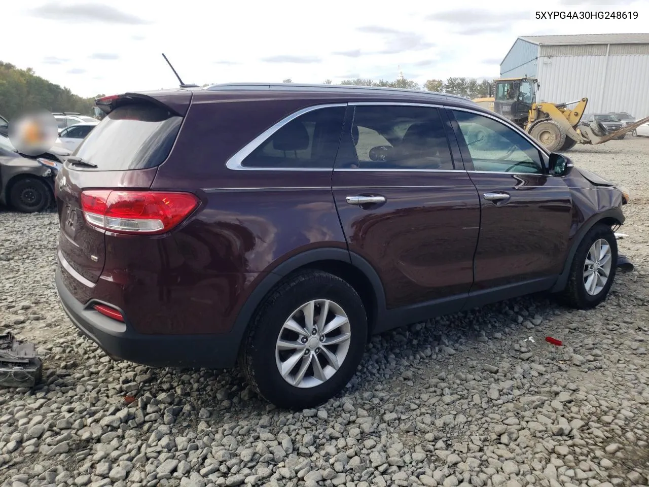 2017 Kia Sorento Lx VIN: 5XYPG4A30HG248619 Lot: 73966294