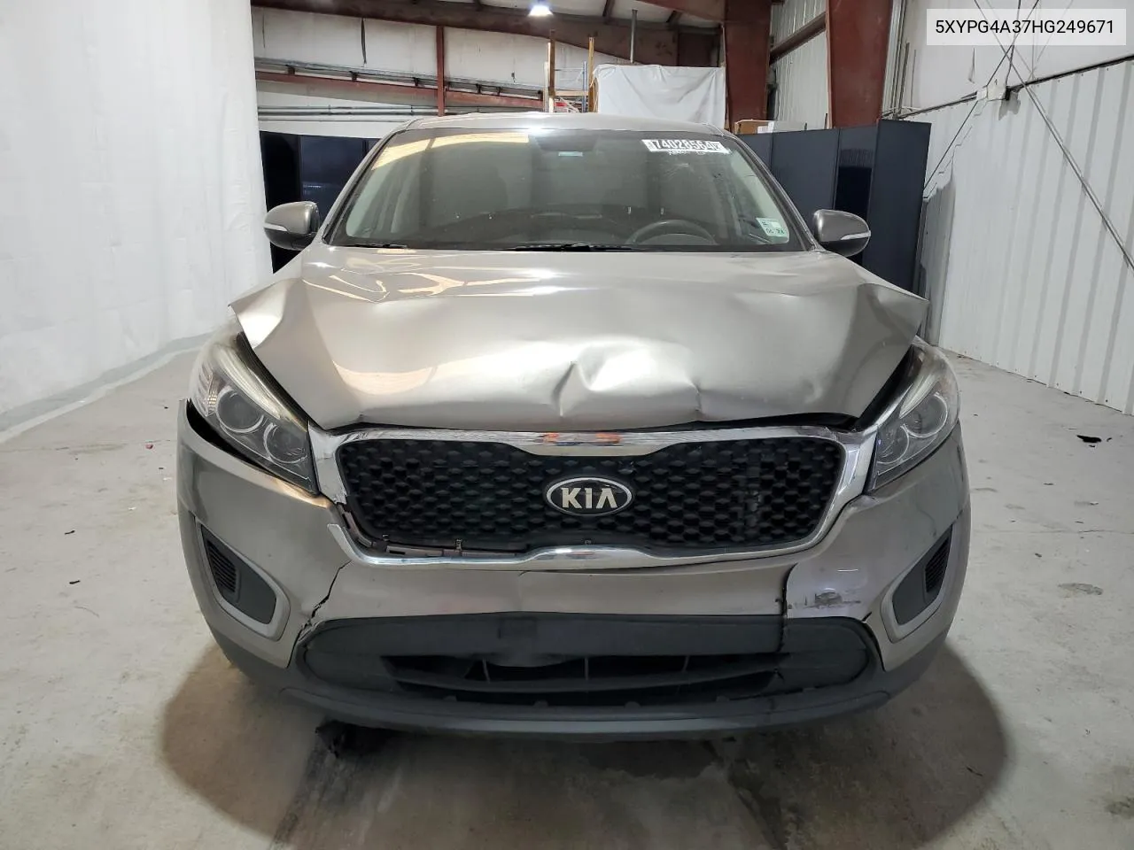 2017 Kia Sorento Lx VIN: 5XYPG4A37HG249671 Lot: 74028564