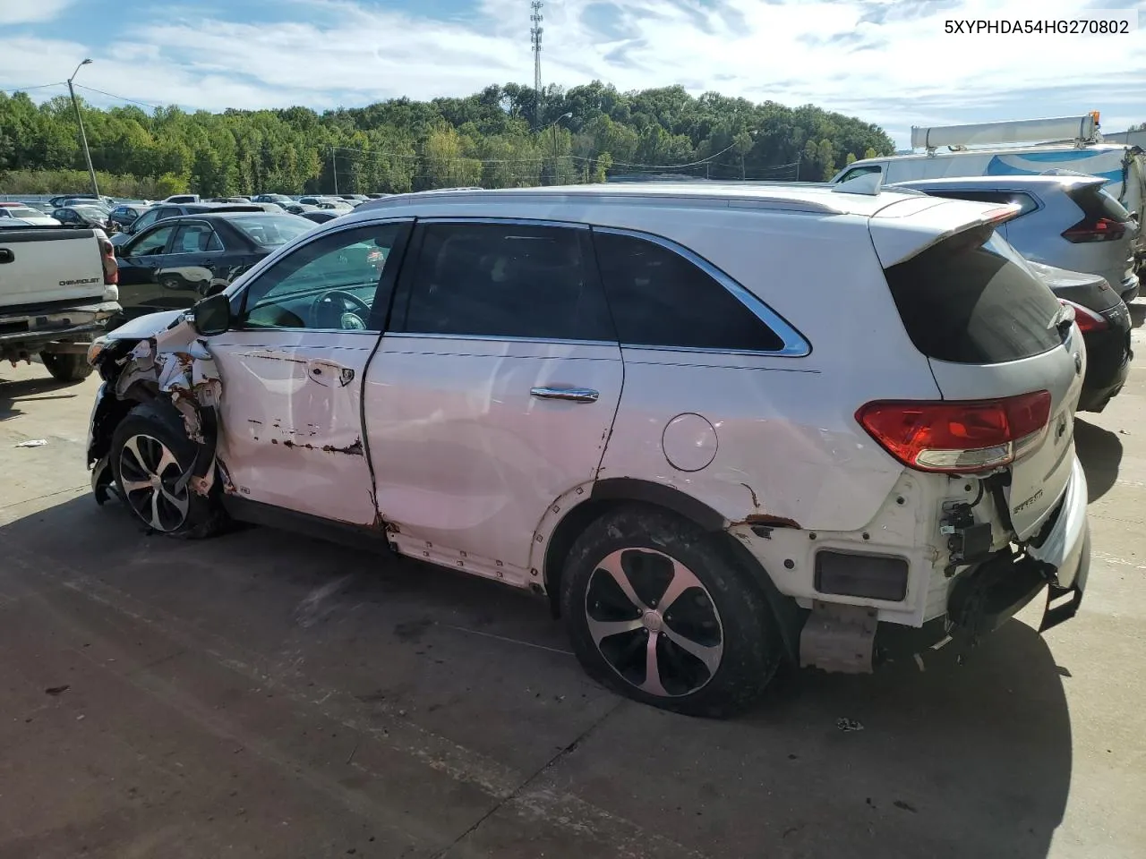 2017 Kia Sorento Ex VIN: 5XYPHDA54HG270802 Lot: 74402254