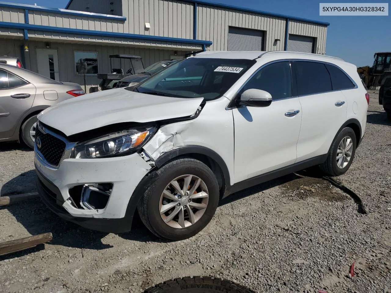 2017 Kia Sorento Lx VIN: 5XYPG4A30HG328342 Lot: 74437534