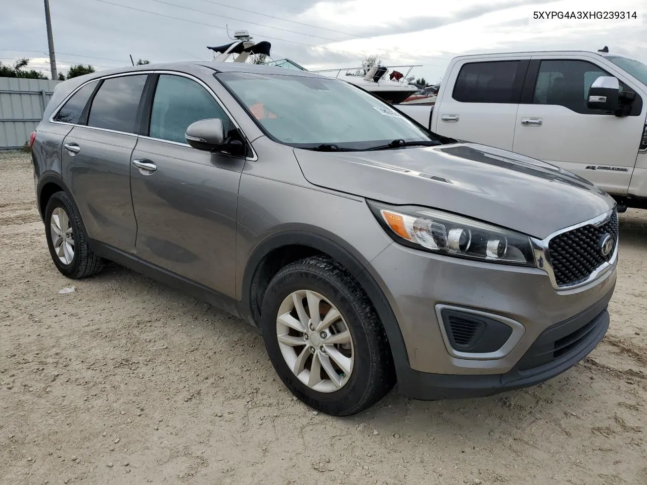 2017 Kia Sorento Lx VIN: 5XYPG4A3XHG239314 Lot: 74604074