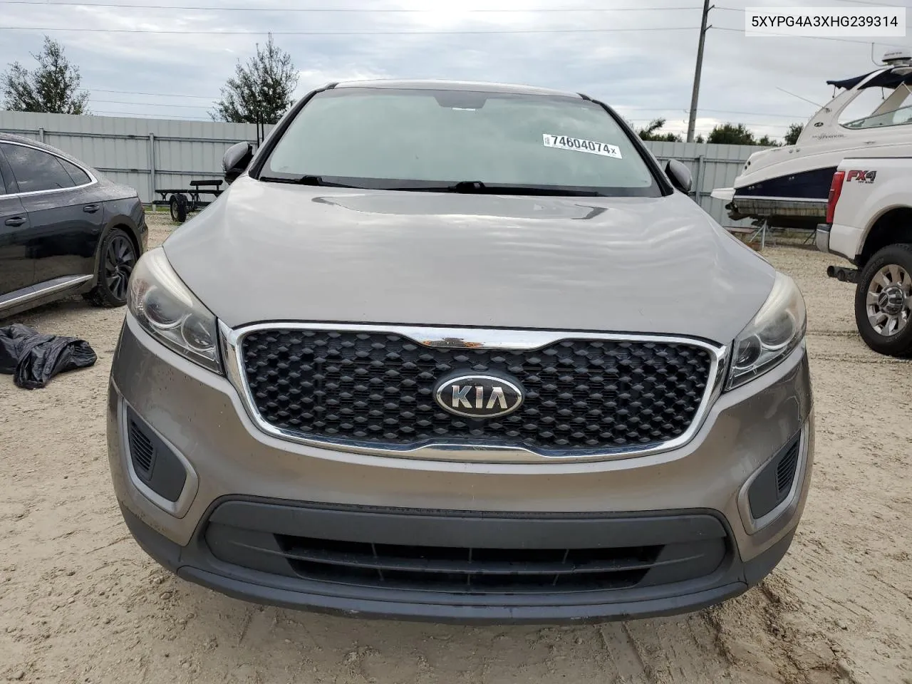 2017 Kia Sorento Lx VIN: 5XYPG4A3XHG239314 Lot: 74604074