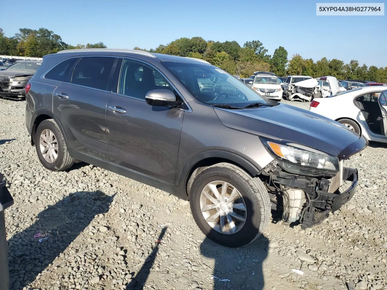 2017 Kia Sorento Lx VIN: 5XYPG4A38HG277964 Lot: 74847964