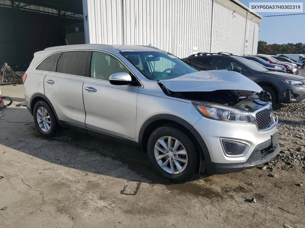 2017 Kia Sorento Lx VIN: 5XYPGDA37HG302319 Lot: 75625404