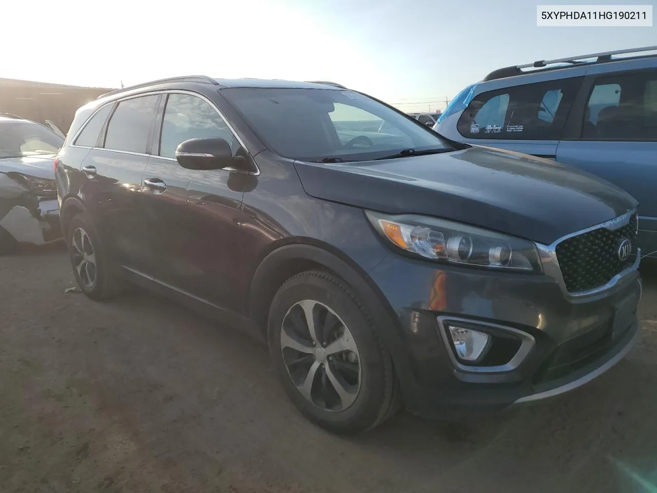 2017 Kia Sorento Ex VIN: 5XYPHDA11HG190211 Lot: 76417484