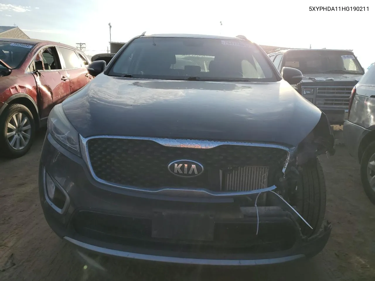 2017 Kia Sorento Ex VIN: 5XYPHDA11HG190211 Lot: 76417484