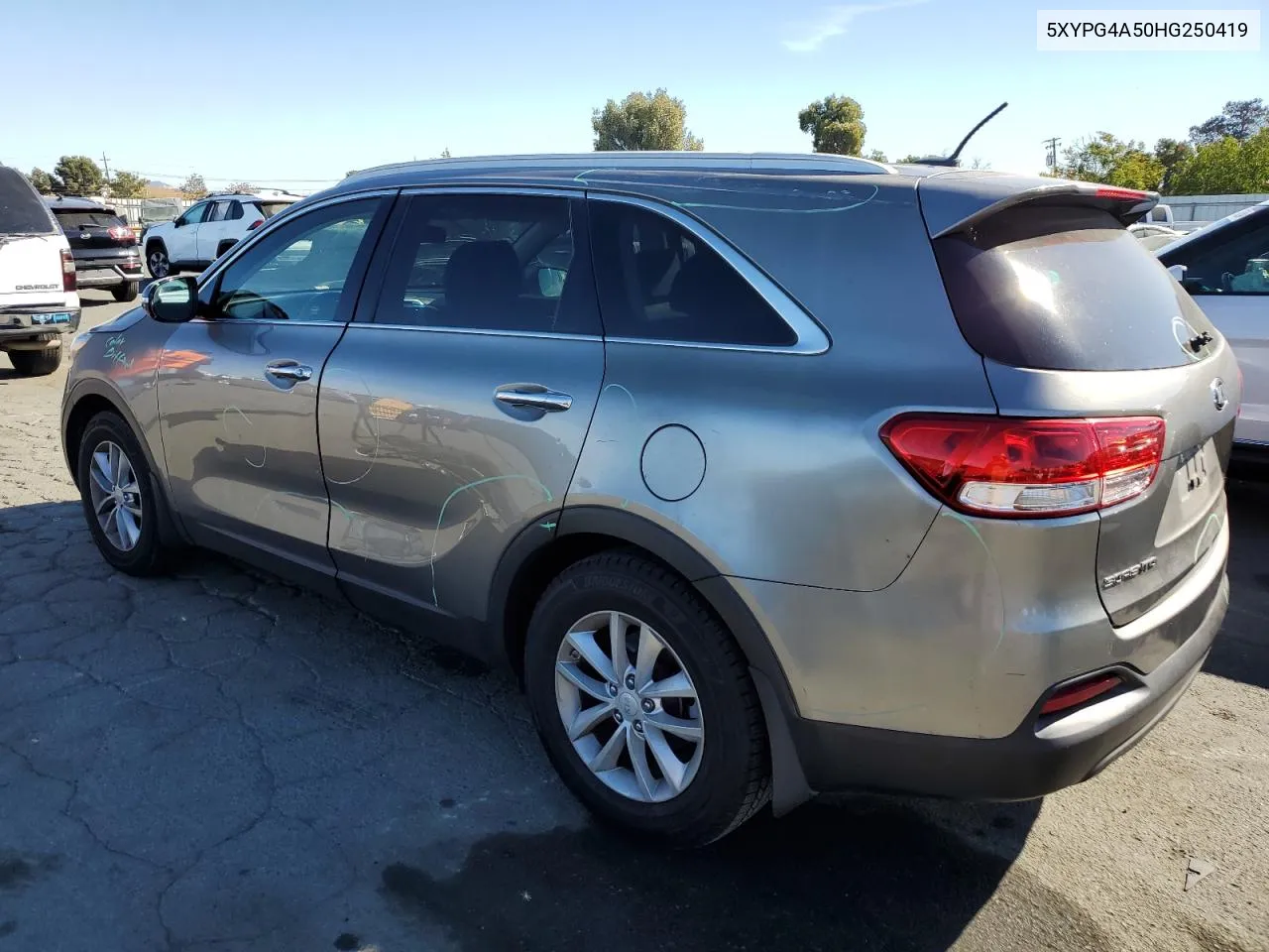 2017 Kia Sorento Lx VIN: 5XYPG4A50HG250419 Lot: 77435574