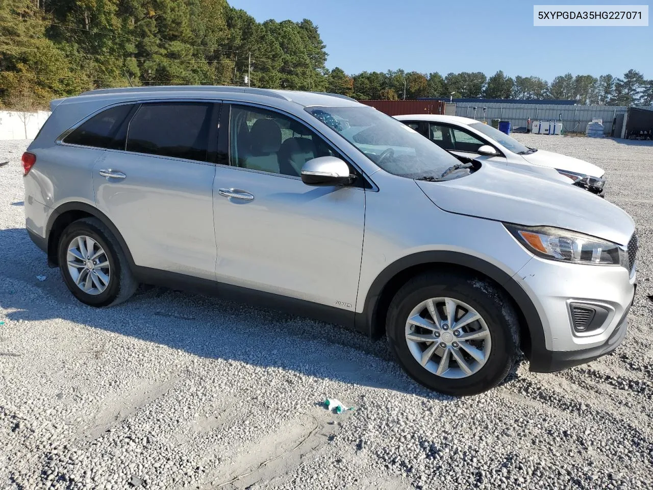 2017 Kia Sorento Lx VIN: 5XYPGDA35HG227071 Lot: 77817344