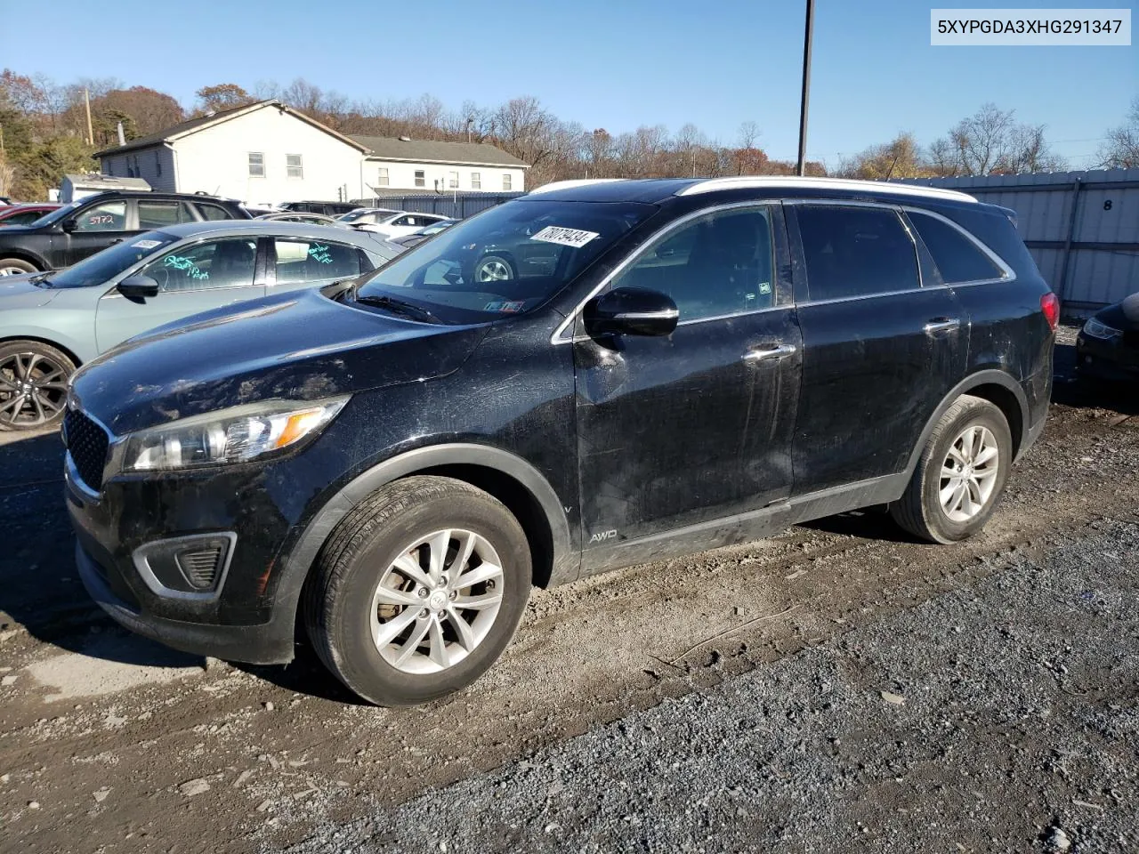 2017 Kia Sorento Lx VIN: 5XYPGDA3XHG291347 Lot: 78079434