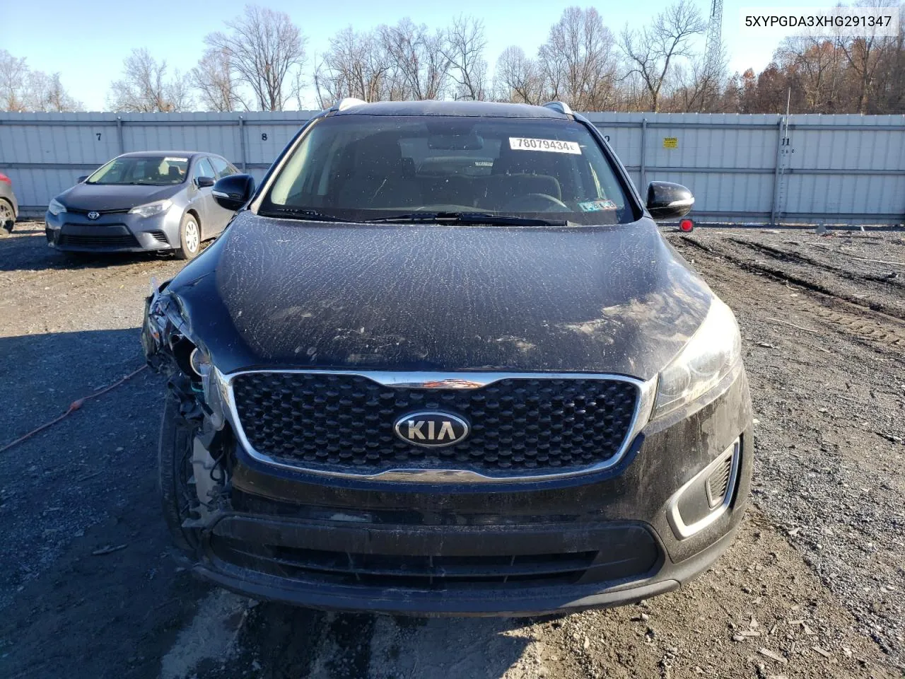 2017 Kia Sorento Lx VIN: 5XYPGDA3XHG291347 Lot: 78079434