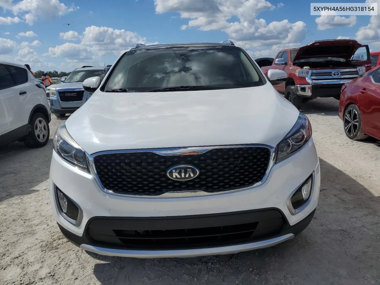 2017 Kia Sorento Ex VIN: 5XYPH4A56HG318154 Lot: 78140834