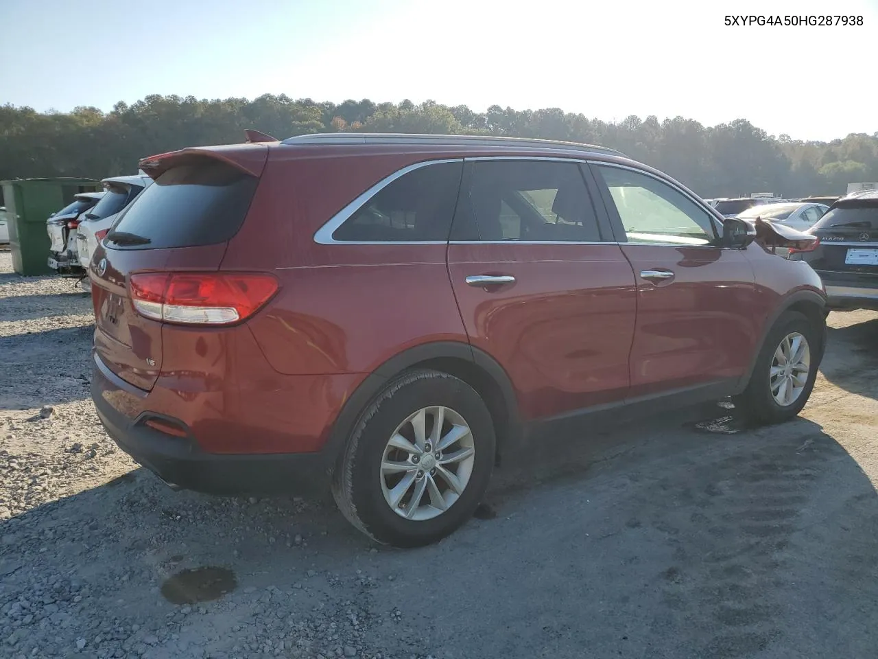 2017 Kia Sorento Lx VIN: 5XYPG4A50HG287938 Lot: 78179614